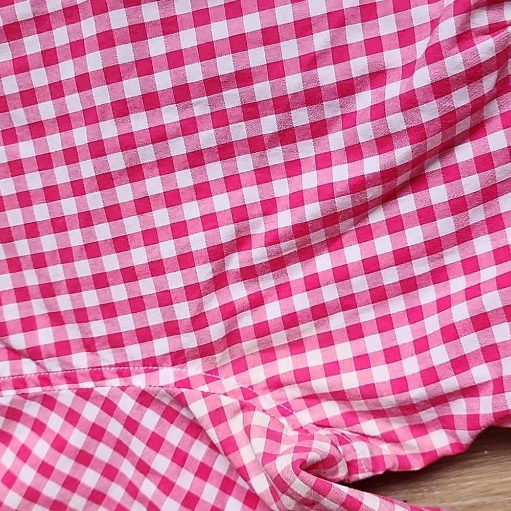 Lauren Ralph Lauren Pink Checkered Long Sleeve Dress - Picture 10 of 16